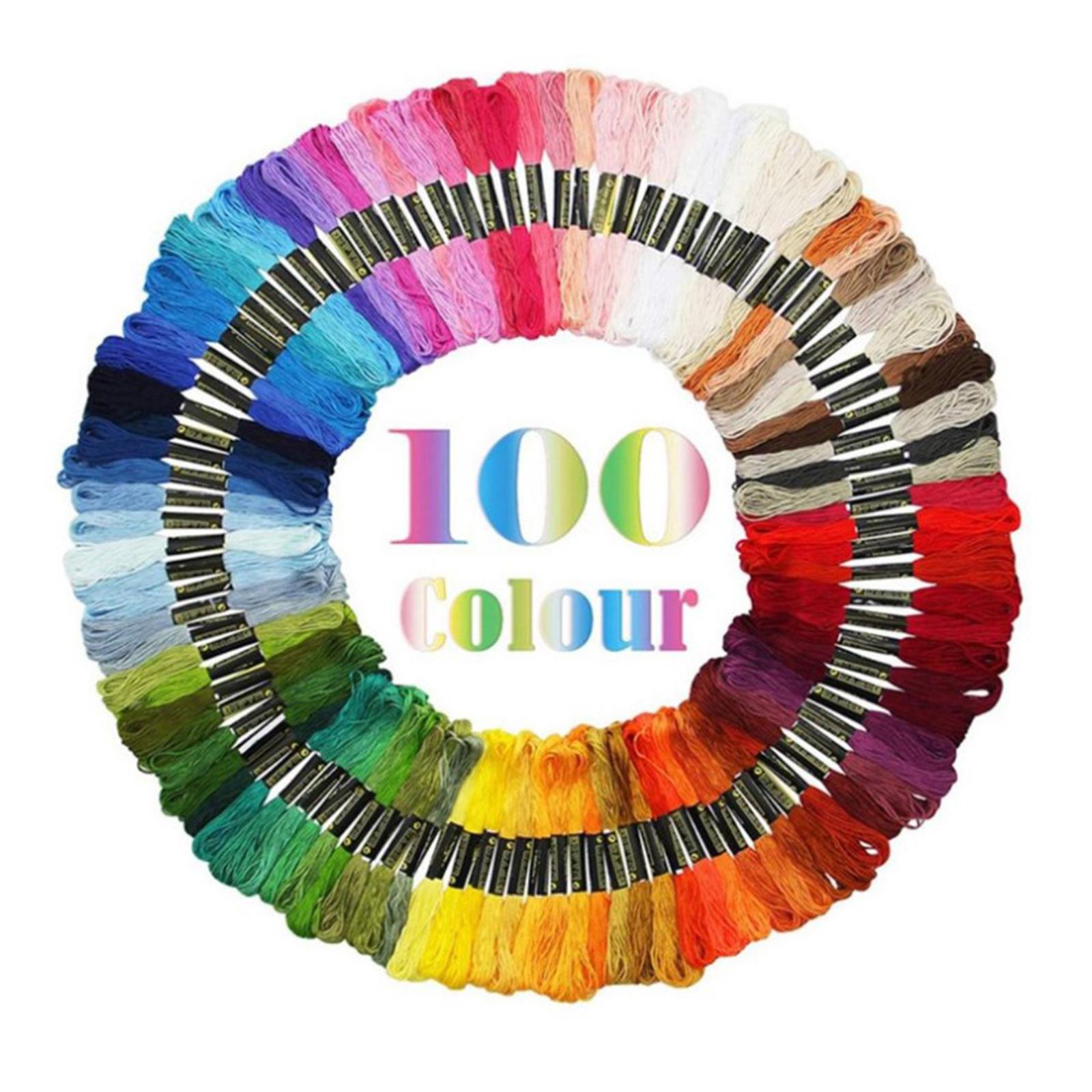 Cotton Embroidery Thread Skeins - Hilo de algodón para bordar, 100