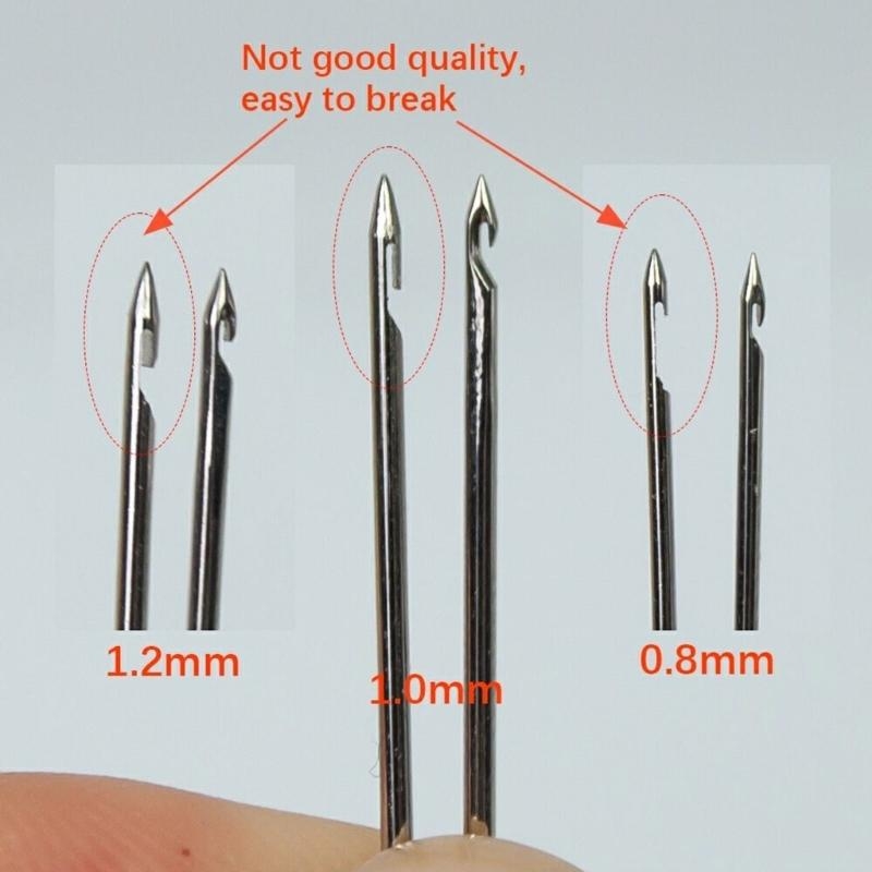 Gancho bordado Gancho cuentas  - Wooden Crochet Hooks Ergonomic Handle reseña y precio