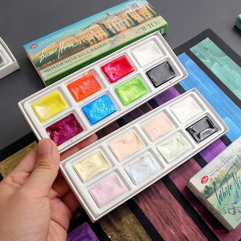 Pigmento de acuarela sólido bl - Watercolor Paint Set Solid Pigment reseña y precio