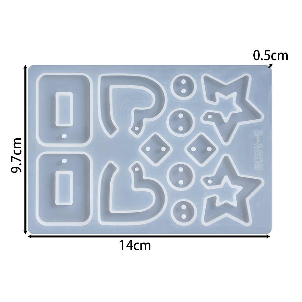 1 unids/lote pendientes geomét - Silicone Epoxy Resin Molds Set reseña y precio