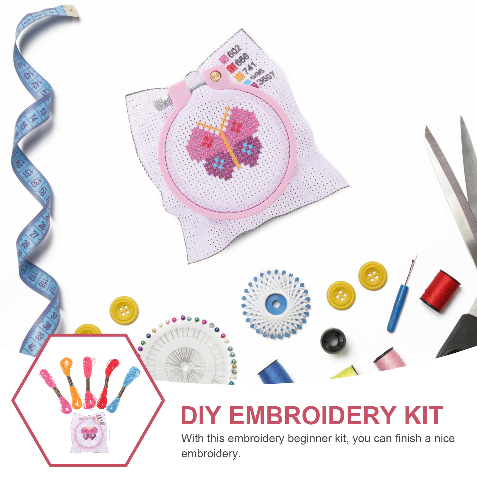 1 juego de kits de bordado de  - Cross Stitch Stamped Kits Beginners reseña y precio