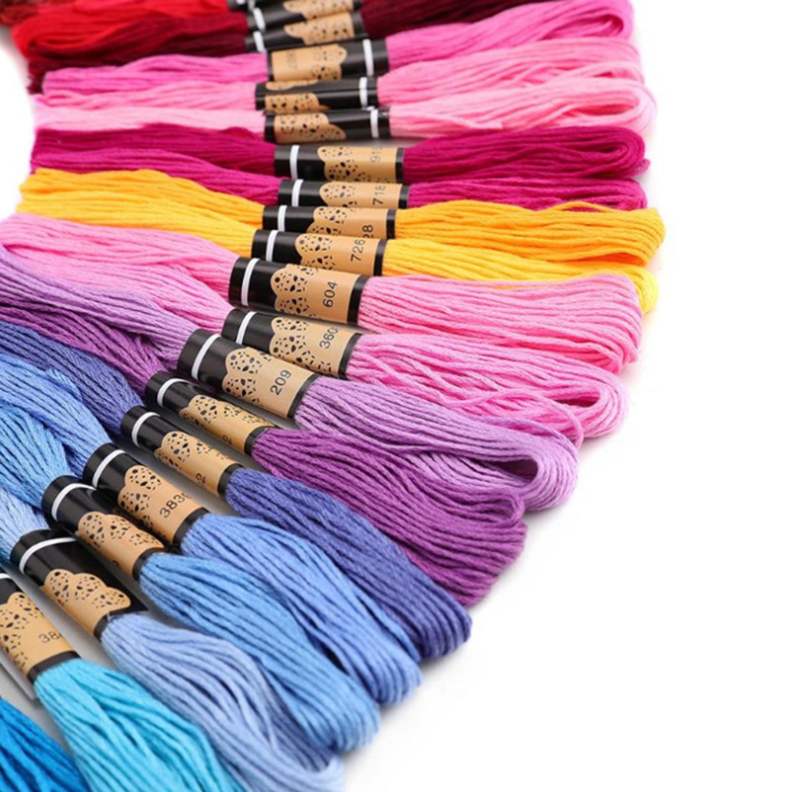 Hilo de algodón para bordar, 1 - Cotton Embroidery Thread Skeins reseña y precio