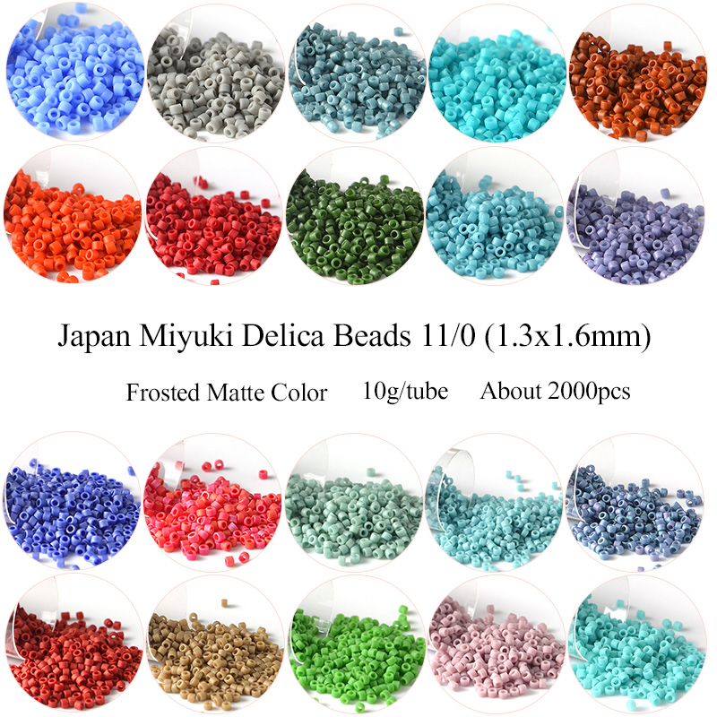 11/0 Japón Miyuki Delica cuent - Glass Seed Beads 2Mm Jewelry Making reseña y precio