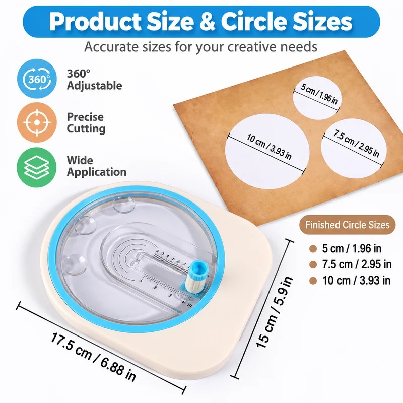 360 °   Cortador circular de p - Scrapbooking reseña y precio
