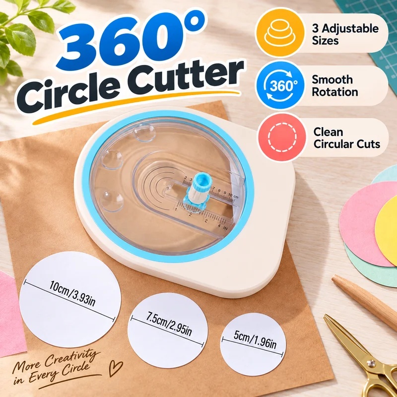 360 °   Cortador circular de p - Scrapbooking reseña y precio