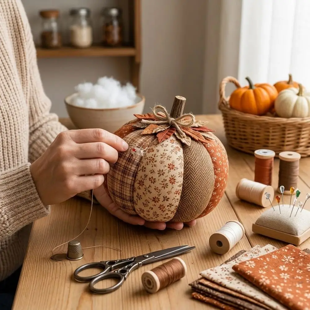 Kit de tela de calabaza de est - Sewing reseña y precio