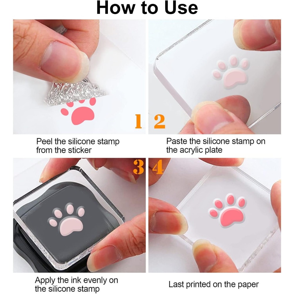 Fondo de textura, sellos trans - Clear Silicone Stamps For Card Making reseña y precio
